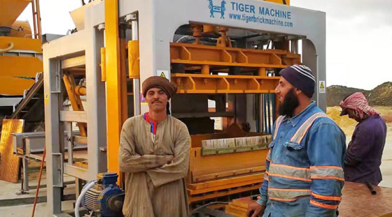 Tiger block making machines are recognized in Saudi Arabia