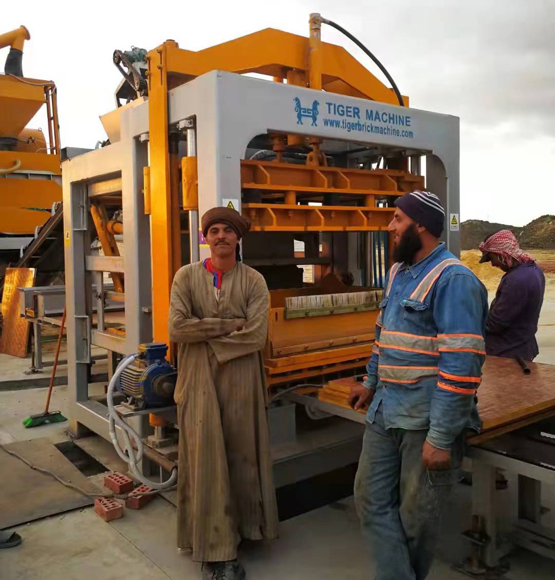 Tiger block machine in Saudi Arabia