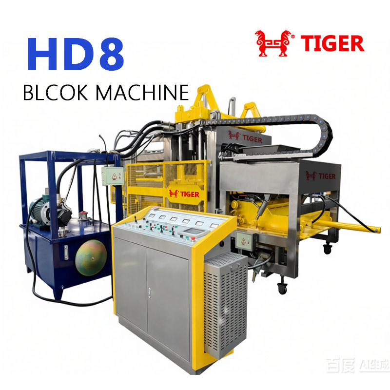HD8 Automatic paver block machine
