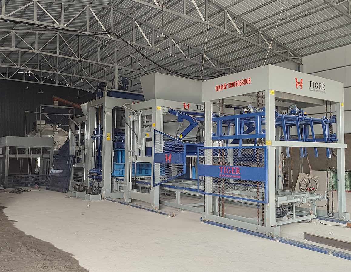 large automatic block making machine